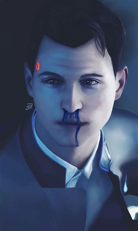 Detroit Become Human Connor Fanart Thelowlco