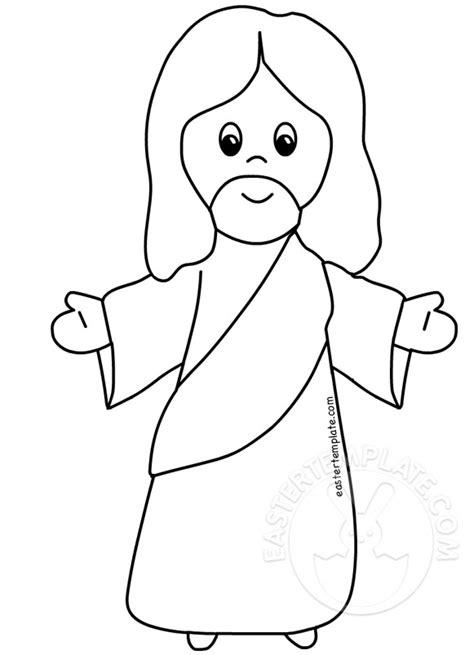 Here is a roundup of the cutest jesus coloring sheets on the net. jesus-nazareth-cartoon | Easter Template