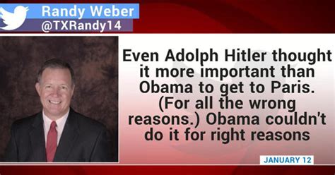 Texas Republican References Hitler As He Slams Obama Cbs News