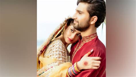 Sajal Ali Ahad Raza Mirs Unseen Pics From Wedding Festivities