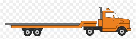 Flatbed Truck Clipart Hd Png Download Vhv