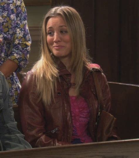 Wornontv Pennys Brown Leather Jacket On The Big Bang Theory Kaley