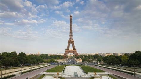 Eiffel Tower In Paris France Video Background Hd 1080p