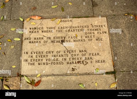 William Blakes Poem London Hi Res Stock Photography And Images Alamy