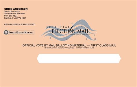 OfficialElectionMail.org | Chris Anderson | Seminole County Supervisor