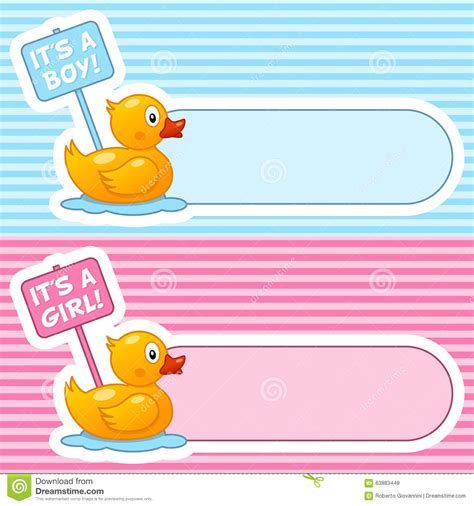 Cartoon Rubber Duck Stickers For Kids Stock Vector Image