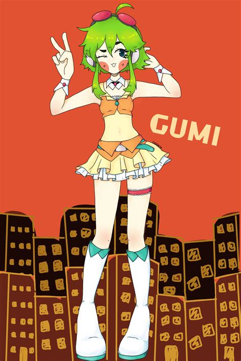 Gumi Megpoid Fanart Cosdrop Illustrations Art Street