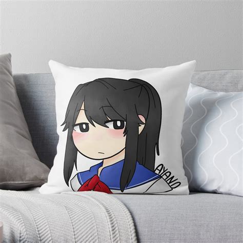 Ayano Aishi Of Yandere Simulator Throw Pillow For Sale By Sugarpow