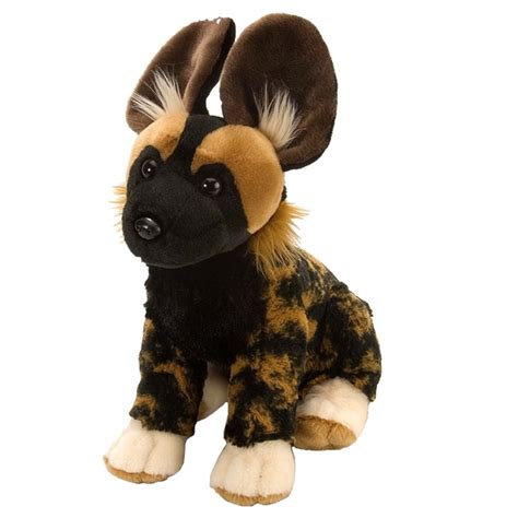 African Wild Dog Stuffed Animal30cmsoft Plush Toycuddlekins Wild
