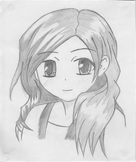 Anime Girl Drawing Easy And Cute Wikidraw