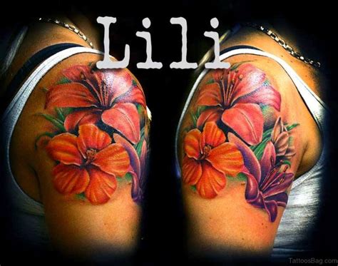80 Splendid Flower Shoulder Tattoos