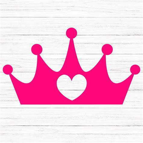 Commercial Use Crown Svg Tiara Svg Princess Svg Crown With Etsy