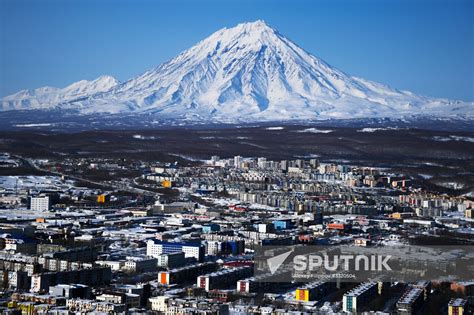 Russian Cities Petropavlovsk Kamchatsky Sputnik Mediabank