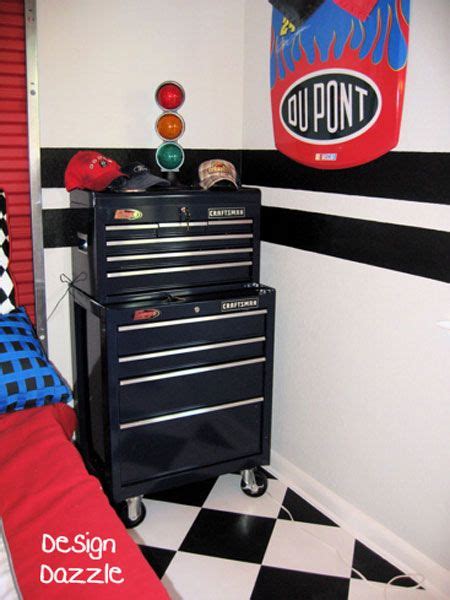 I bought the hubcaps off ebay. 50 Car Themed Bedroom Ideas for Kids / Boys (Accessories ...