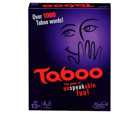 Hasbro Taboo Card Game Au