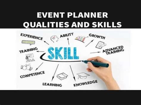 Event Planner Qualities And Skills Ppt