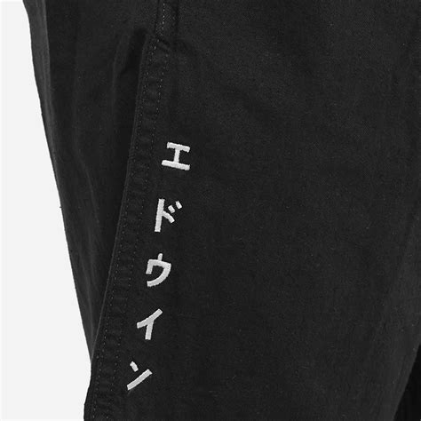 Edwin Beta Logo Shorts Black End