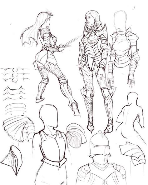 Drawing Armor Reference Idrawdigital Art Sketches Drawing