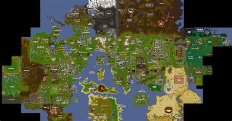 Runescape World Map 2007