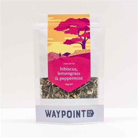 Hibiscus Lemongrass And Peppermint Waypoint Tea Co