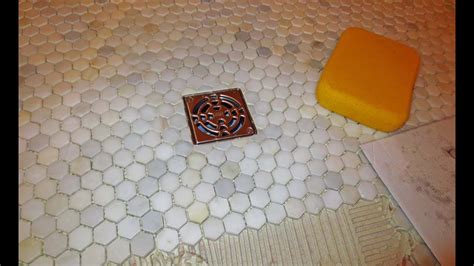 How To Install Mosaic Tile On Bathroom Floor Flooring Ideas