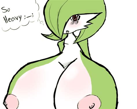 Rule 34 Blush Breasts Color Female Female Only Front View Gardevoir