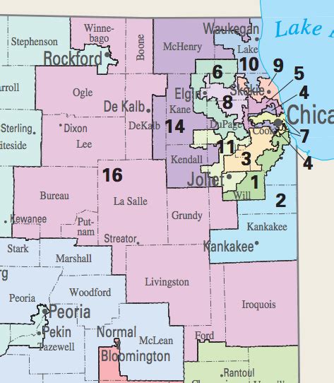 Il 16th Congressional District Map