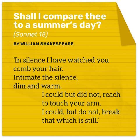 William Shakespeare Love Poems