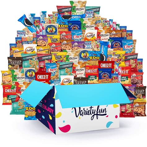 Variety Fun Office Snacks Classic Variety Pack (160 Count ...