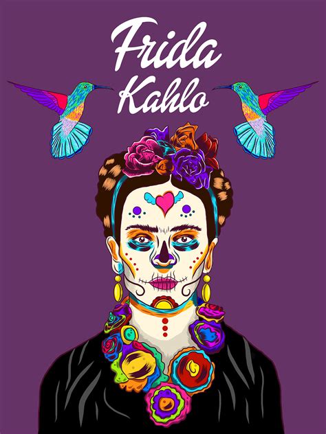 Ilustración De Frida Día De Muertos On Behance