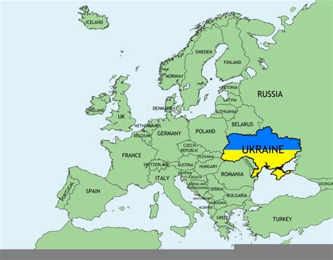 Map Of Ukraine In Europe