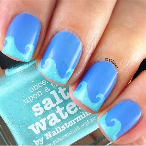 50 Gorgeous Summer Nail Designs You Need To Try Wave Nails Nail