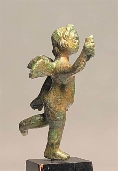 Roman Bronze Statuette Of The Young God Eros ‘cupid At 1stdibs