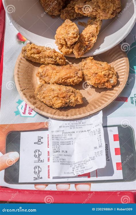 KFC Hot Wings Food Bucket Editorial Stock Image Image Of 2021 230298869