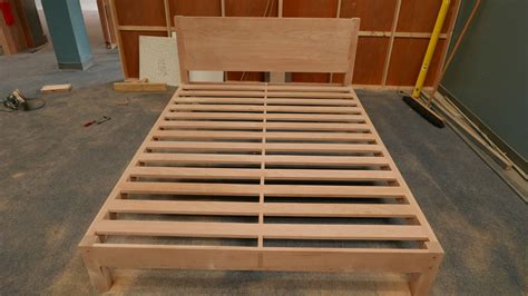 Cherry Wood Bed Frame W Joinery And Tb Iii Queen Rwoodworking