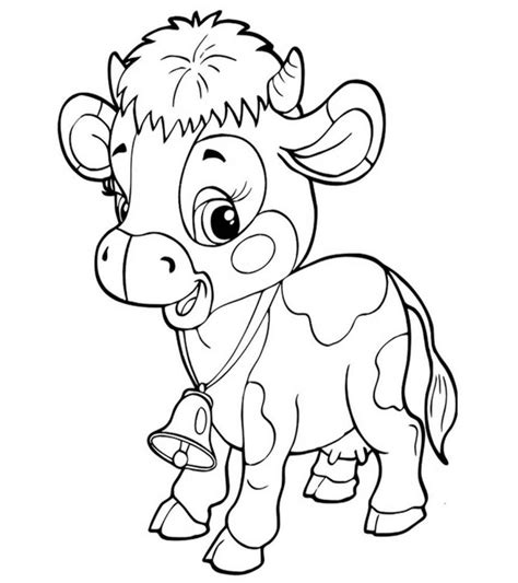 Free Printable Cow Coloring Pages Londonaxdowns