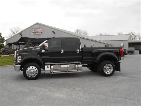 Loaded 2019 Ford F650 Crew Cab Pickup Truck Leather For Sale In