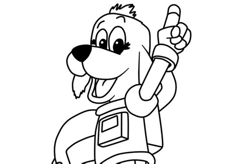 Colour hot dog fall guys colouring page. Go Dog Go from Netflix Coloring Pages | New Images Free ...