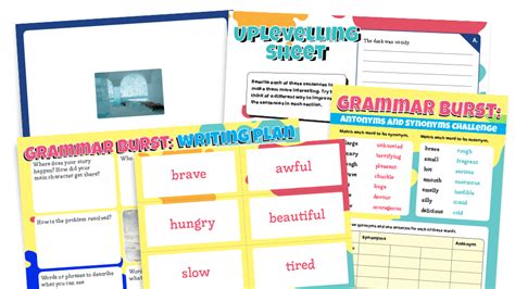 Year 6 Synonyms and Antonyms Grammar Worksheets Lesson Pack | Plazoom