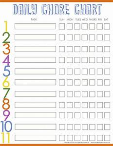 How To Make A Chore Chart For Kids Living Well Spending Less