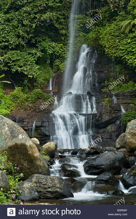 Beautiful Scenery Of Curug Orok Waterfall In Indonesia