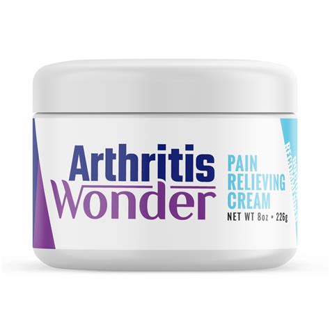 Arthritis Wonder Pain Relieving Cream 8oz Jar Wonder Pain Relief