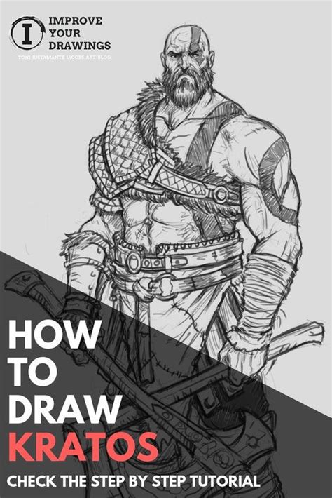 How To Draw Kratos Step By Step Tutorial By Artofjustaman On Deviantart