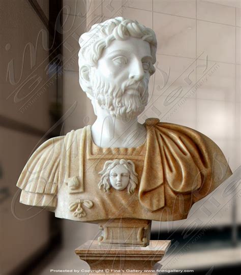 Marble Statues Greek Male Bust Mbt 348 Fines Gallery Llc