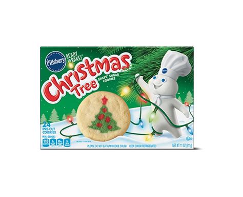 Pin by olivia rakow on the pillsbury dough boy pillsbury doughboy, pillsbury, retro christmas. Pillsbury Christmas Tree or Elf Shape Sugar Cookie Dough ...