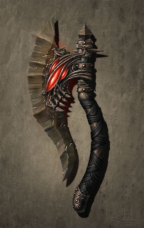The Demon's Eye Axe by Killeruna on Newgrounds