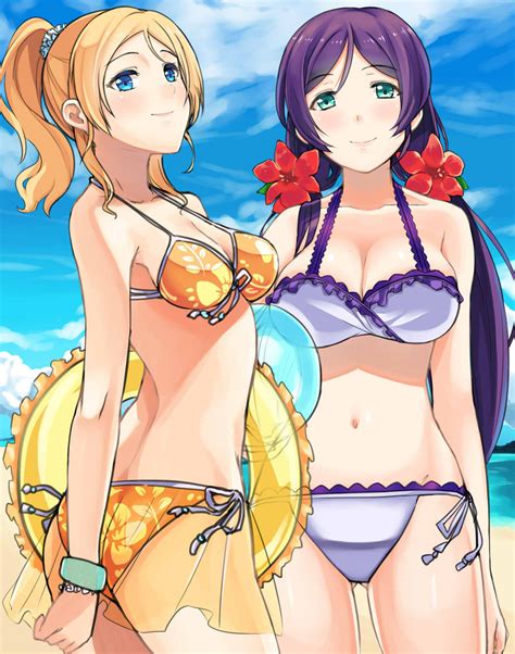 Toujou Nozomi And Ayase Eli Love Live And 1 More Drawn By Haiookami