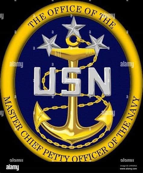 Seal Of The Master Chief Petty Officer Of The Navy Stock Photo Alamy