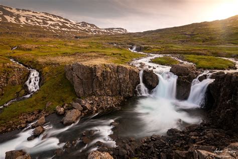 Gufu Waterfall Upstream Iceland