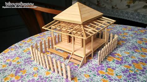 How to make miniature house using bamboo skewers sticks:building miniature house is an interesting craft diy.to create miniature dream house we needbamboo s. Kembali selepas setahun haha. Kali ini nak cuba kelainan ...